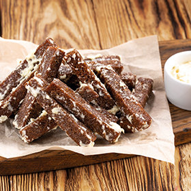 Хлебные гренки с сыром и чесноком