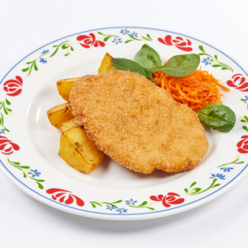 Шницель из курицы с жареным картофелем (ВТОРНИК)