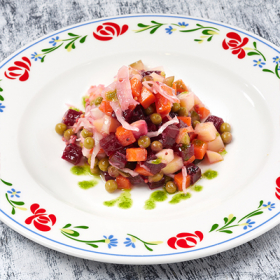 Винегрет с капустой